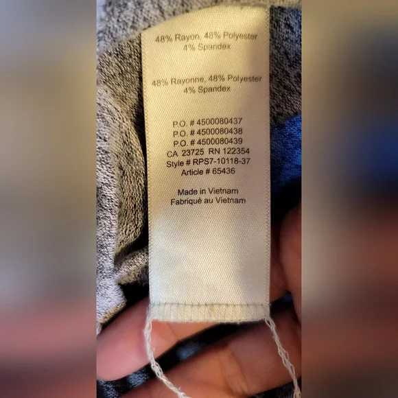 Wildfred Free Grey Twist Tee Shirt Sz Xs - Picture 8 of 9